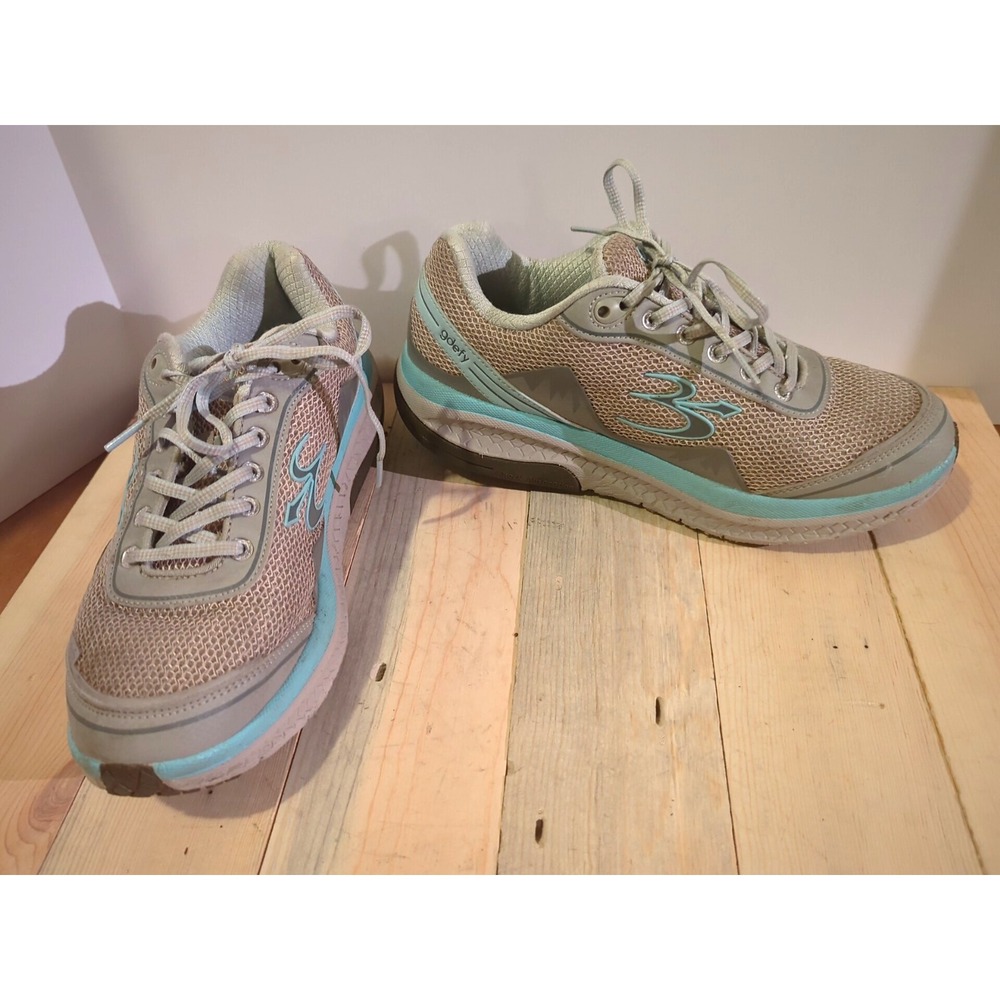 GDEFY Gravity Defyer Gray Blue Shoes Comfort Walking Women's Size 9.5 US